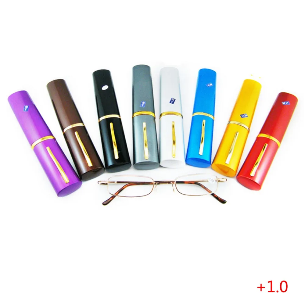 

Comfy Reading Glasses Alloy Container Presbyopia 1.0 1.5 2.0 2.5 3.0 4.0 Diopter Random Color