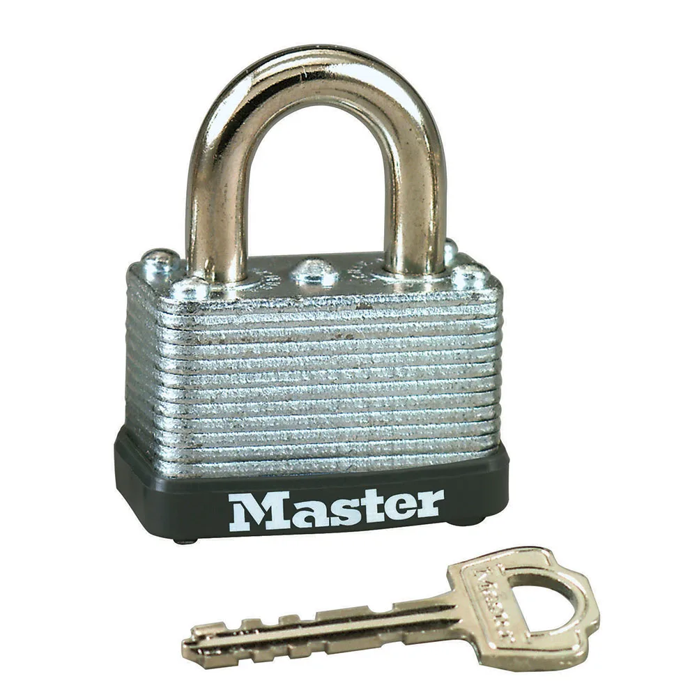 Master Lock Wide Laminated Steel Warded Keyed Padlock, Keyed Alike,Anti-theft,Waterproof,home padlock dormitory outdoor Lock (2)