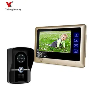 

Yobang Security 7" Night Visual Color Video Door phone 700TVL door monitor villa Video intercom systems video doorbell phone