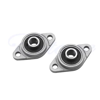 

2Pcs 8mm Bore Diameter KFL08 Pillow Block Bearing Flange Rhombic Bearings New