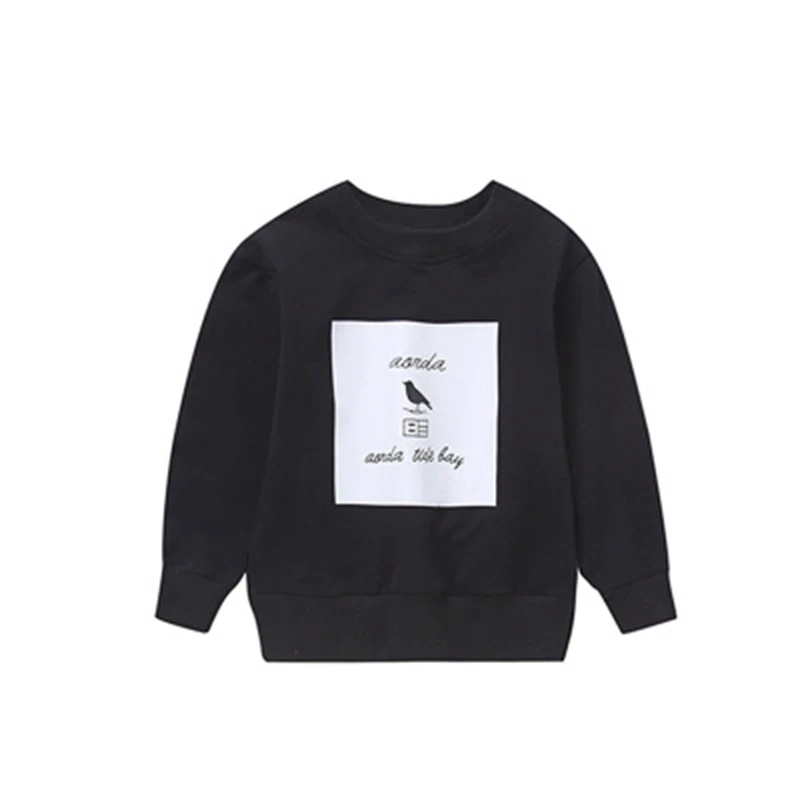 Baby boy Children's T-shirt Long sleeve cotton tops clothes spring and autumn Cartoon bird printing pattern kids sweatshirts tops clothing (10)
