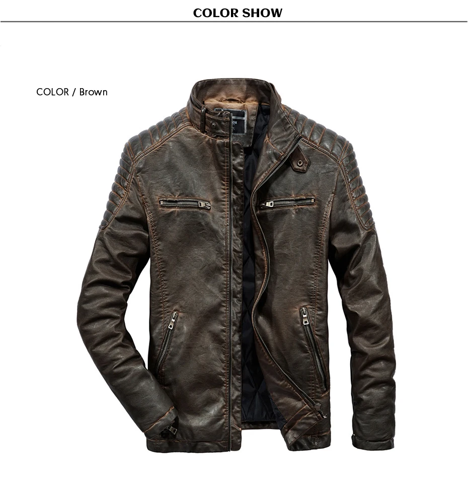 leather coat men
