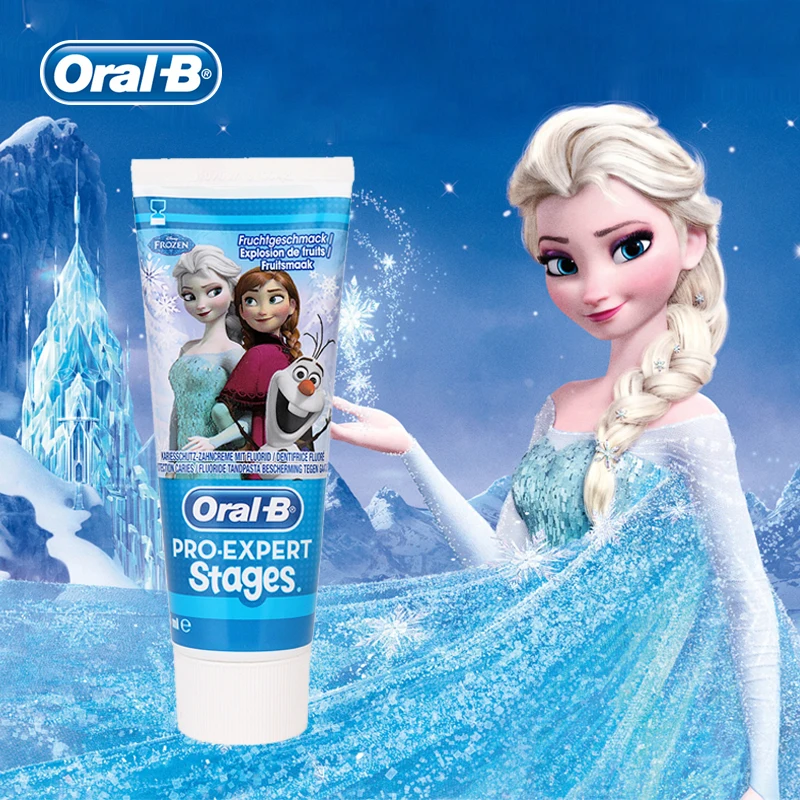 Oral B Children Toothpaste Pro-expert Stages Fruit Burst Low Flouorine Formula Prevent Caries No Preservatives Added