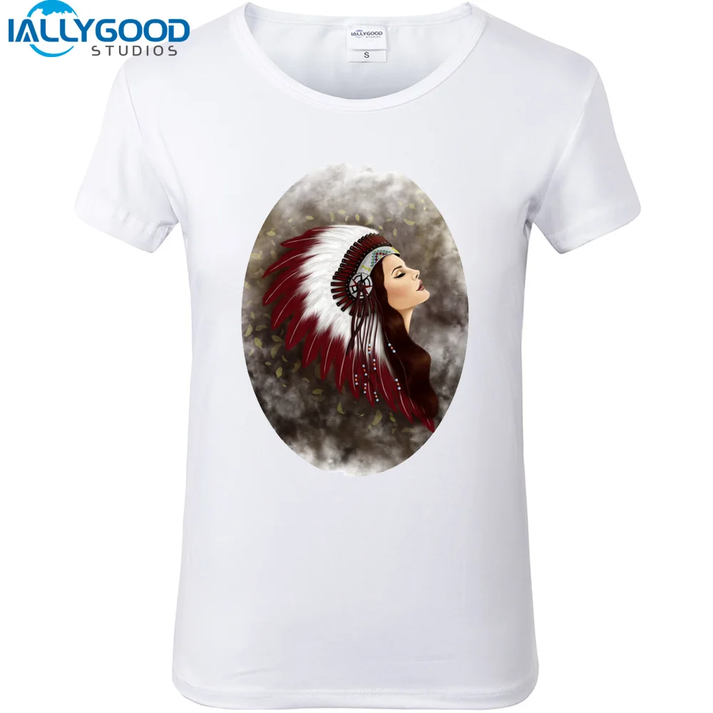 New Fashion Princess Witch Queen Mermaid Printed T-shirts Women Summer Short Sleeve Casual White Tops T shirts S394