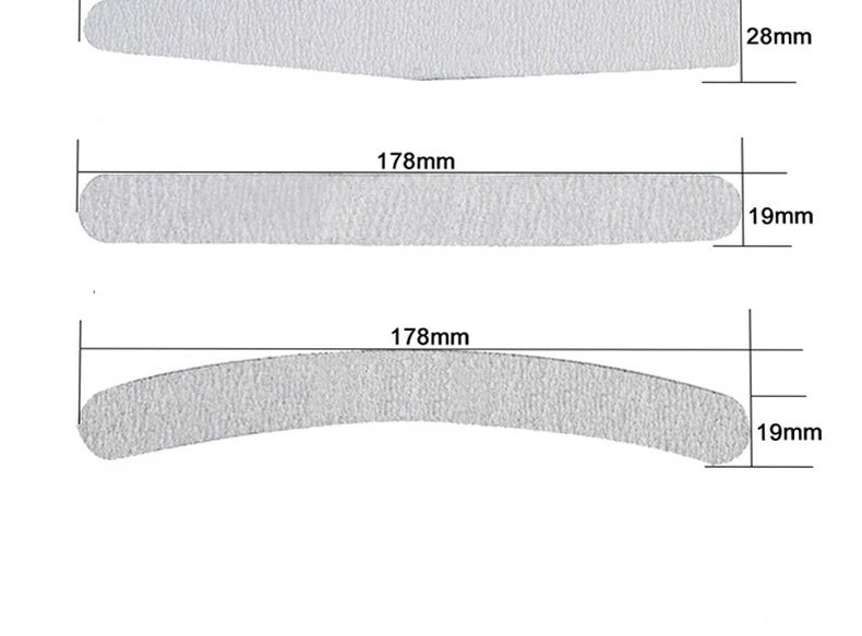 5 шт Профессиональная пилка для ногтей 100/180 буферный блок шлифовальная щетка салонная шкурка для придания блеска серый DIY Инструменты для маникюра