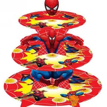 «Человек-паук»; Детское пальто с капюшоном для мальчиков и девочек, День рождения поставки торт украшение, подставка для капкейков Свадебные десерт конфеты фруктовые холодные закуски тарелка для торта