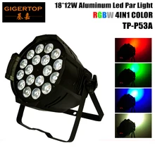TIPTOP 18x12 Вт 4IN1 Led Par64 Moving головной свет RGBW Цвет смешивания Led Par может DMX512 4/8CHs светодиодные лампы для световых сценических эффектов нет воды доказательство Тип