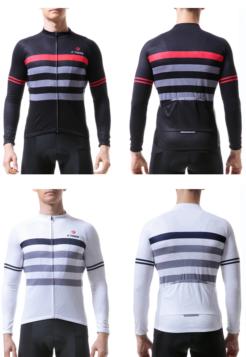 Зимняя флисовая Джерси для велоспорта X-Tiger, одежда для велоспорта с длинным рукавом для горного велосипеда, одежда для велоспорта Invierno Maillot Ropa Ciclismo