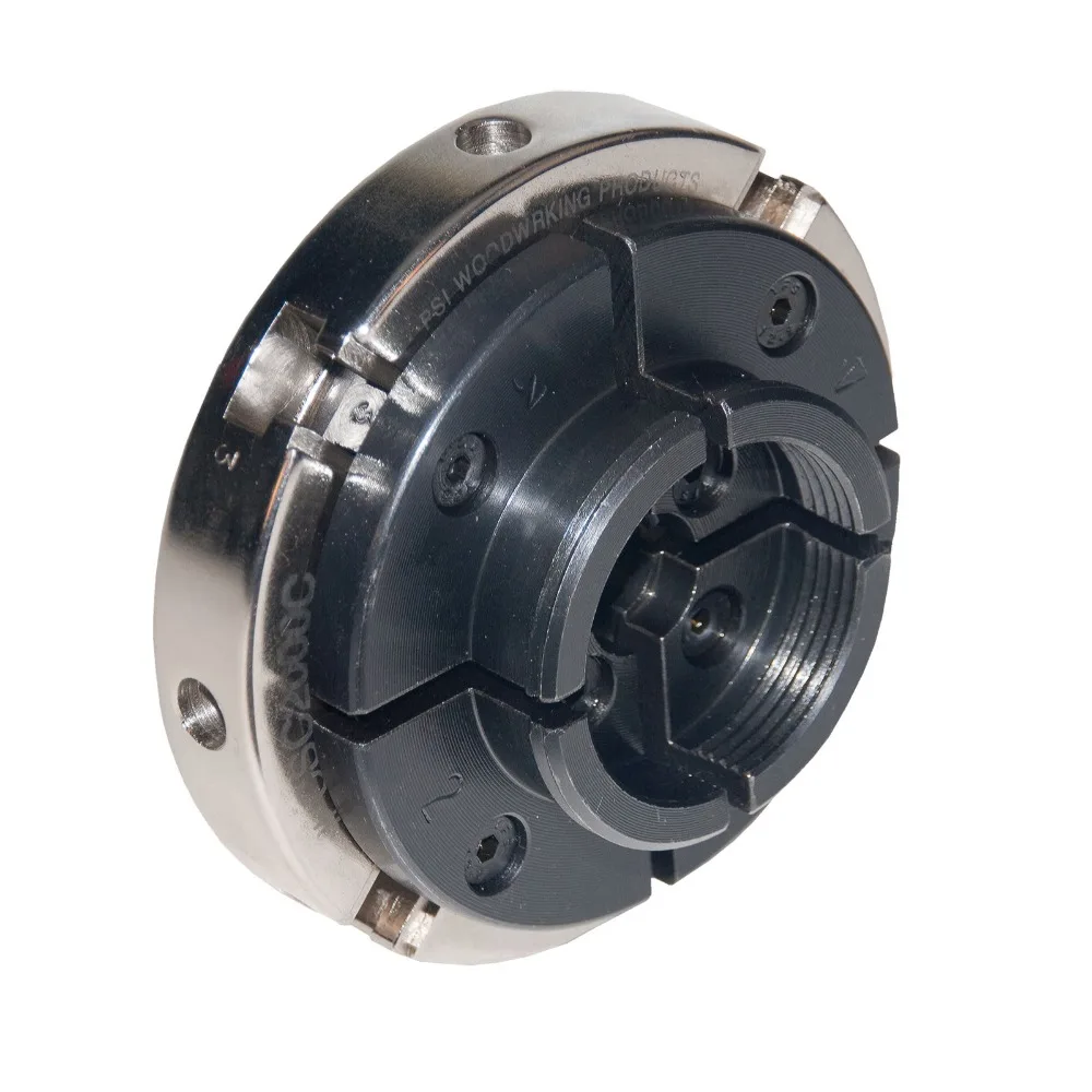 4"/ 100MM Four Jaw Woodturning Lathe Chuck Quick Adjustment Ringin