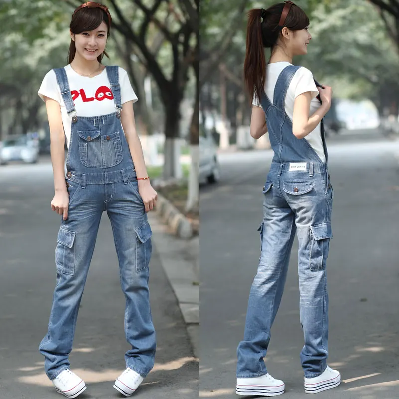 Spaghetti Gratuite Et Pants Barboteuses Long Pantalon Bretelles Sangle De S Taille mid La Denim Nouveau Pants Mode 2017 Plus Occasionnel Lâche Salopette xxl À Livraison 8xdFqF