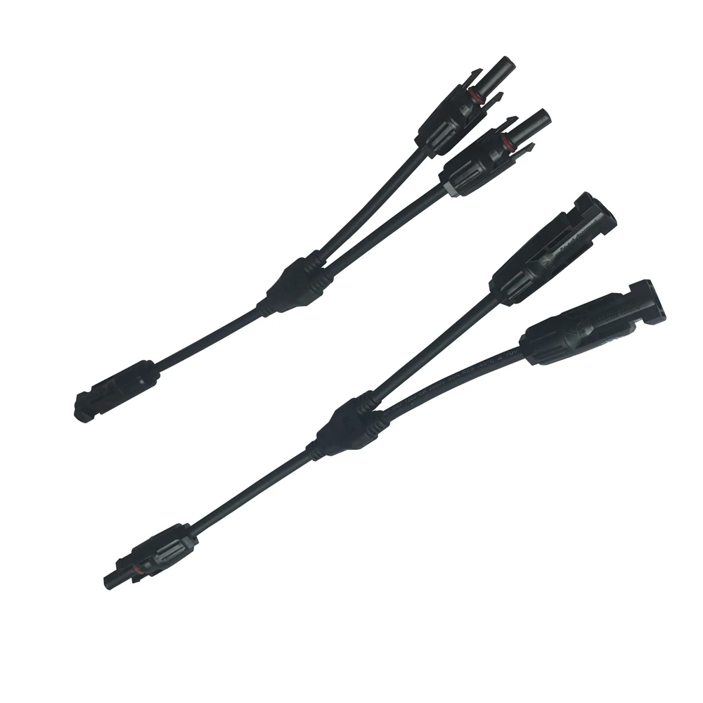 

1 Pair Y Type MC4 Solar Panel Cable Connector FFM MMF PV Wire Branch T Splitter