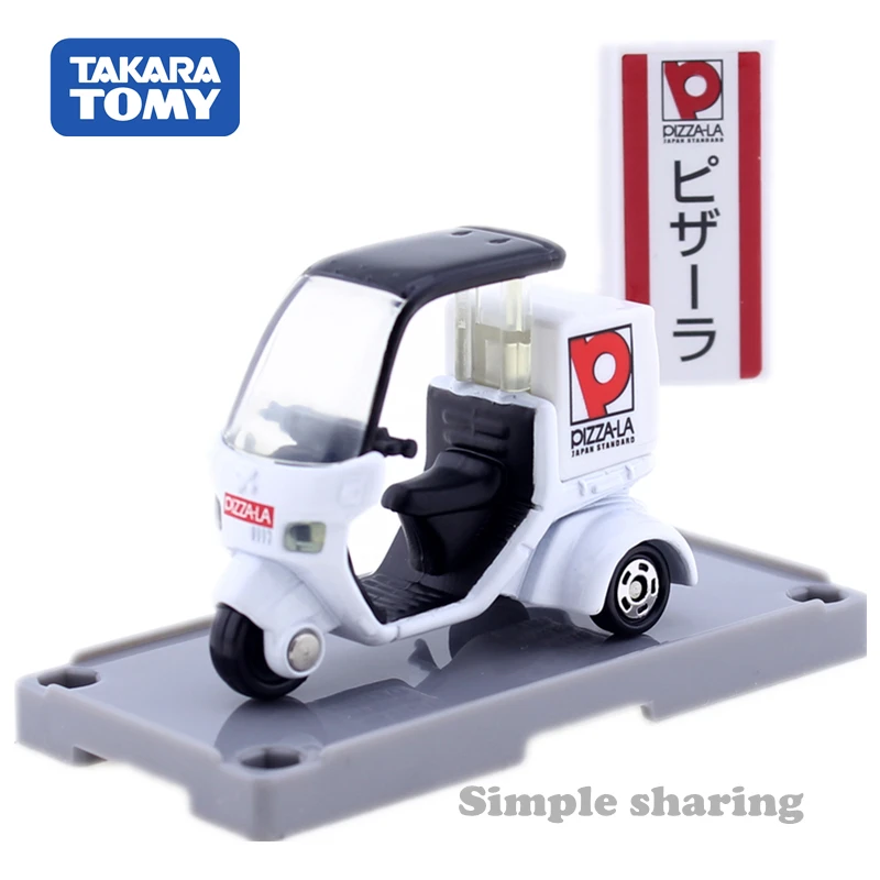 Takara Tomy Tomica 99 пиццы ла доставки шкала для езды на велосипеде 1/39 автомобиля