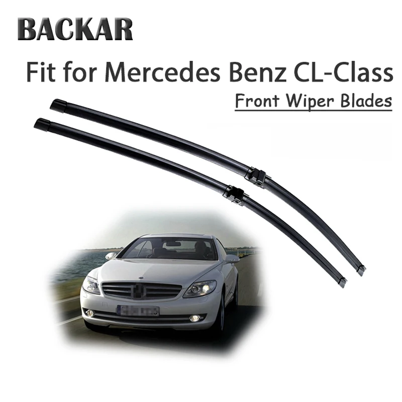 BACKAR 2pcs Front Windshield Wiper Blades For Mercedes Benz CL Class W215 W216 500 55 63 65 Accessories | Автомобили и мотоциклы