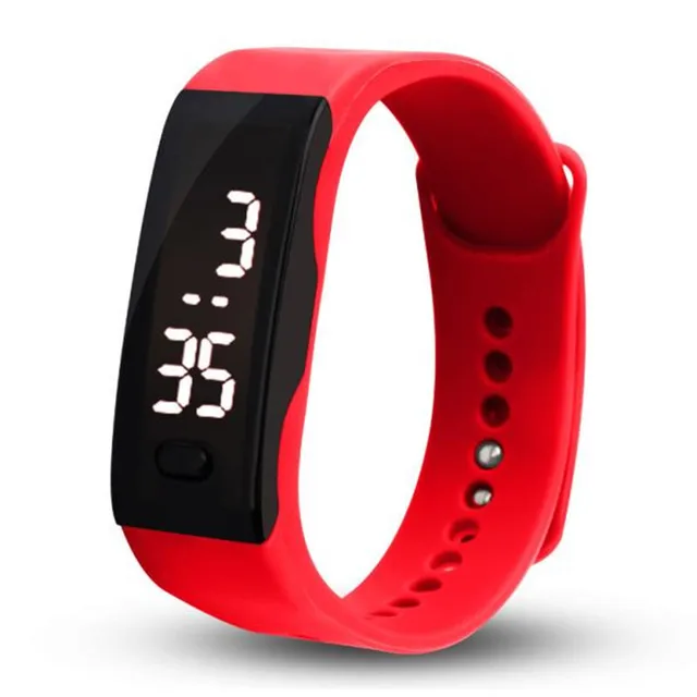 Mens Womens Rubber LED Watch Date Sports Bracelet Digital Wrist Watch Best Gift Mens Womens Rubber LED Watch Date Sports Bracelet Digital Wrist Watch Best Gift