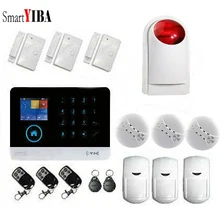 SmartYIBA Wi-Fi GSM дома охранной сигнализации Системы приложение Управление обнаружения движения сигнализация Охранная своих оповещения безопасности Системы