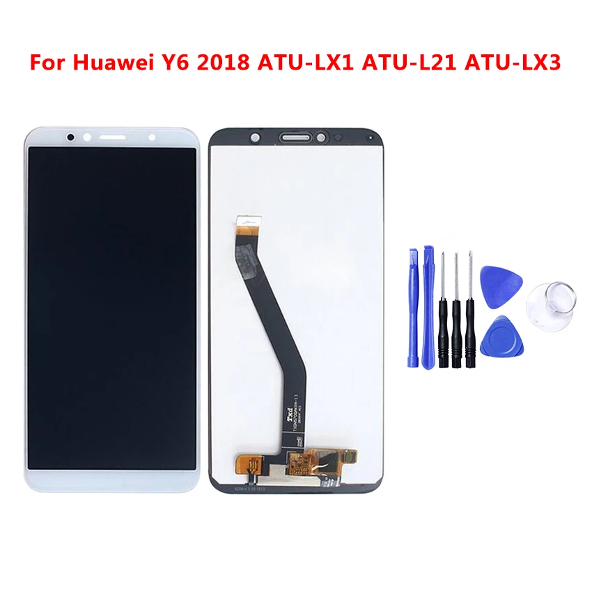 Display For Huawei Y6 2018 ATU LX1 ATU L21 ATU LX3 LCD Display + Touch