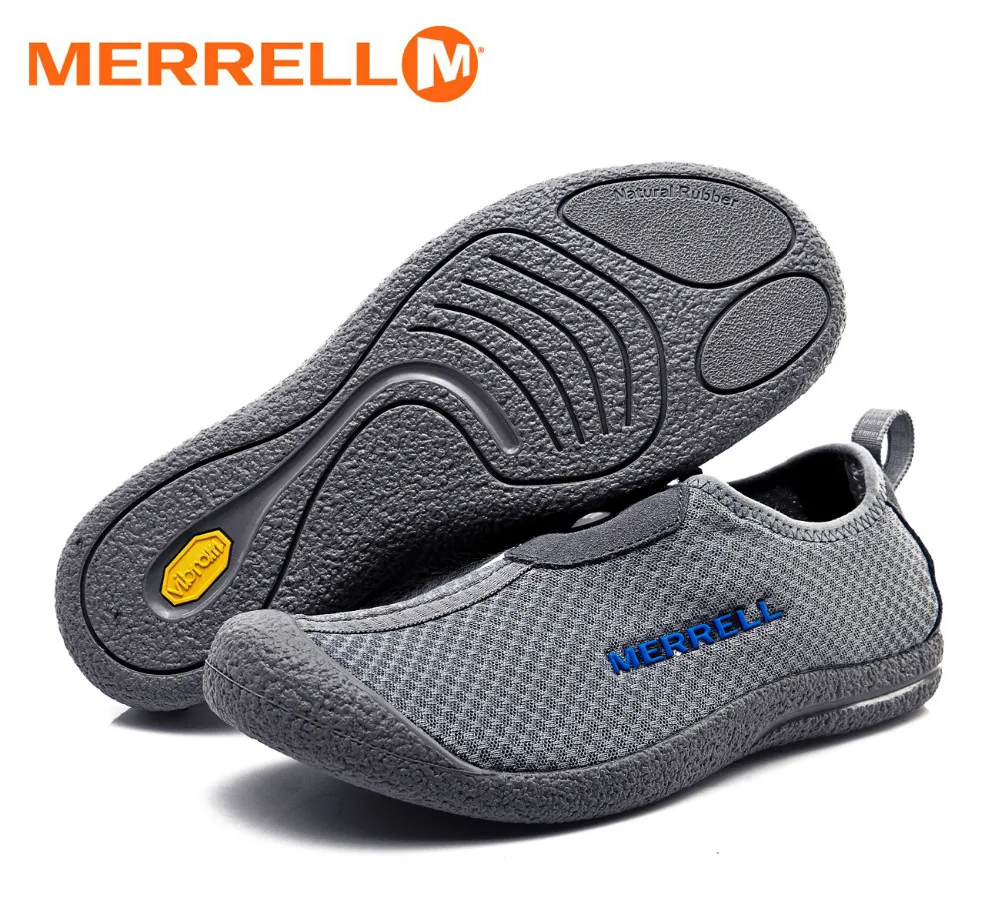 Original Merrell Breathable Men Air Mesh Outdoor Slip On Aqua Shoes For ...