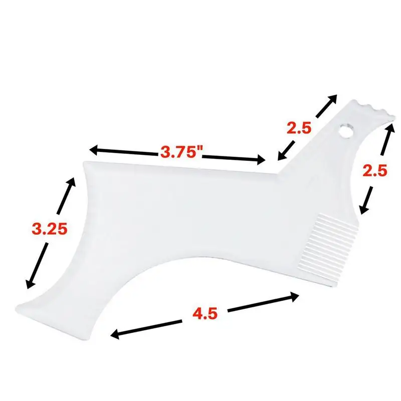 BellyLady Men Beard Shaping Styling Template Comb Men's Beards Combs Beauty Tool for Hair Beard Trim Templates BellyLady Men Beard Shaping Styling Template Comb Men's Beards Combs Beauty Tool for Hair Beard Trim Templates