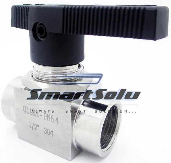 

free shipping 304 Stainless Steel Ball Valve 1/2" BSPP Female Thread