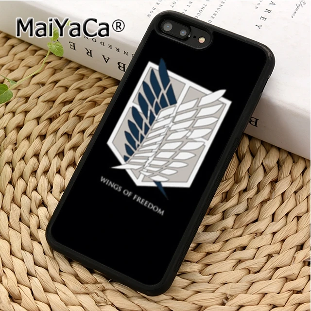 

MaiYaCa Attack on titan Shingeki no Kyojin Phone Case Cover For iPhone 11 pro 5 6s 7 8 XR XS max Samsung Galaxy S6 S7 S8 S9 plus