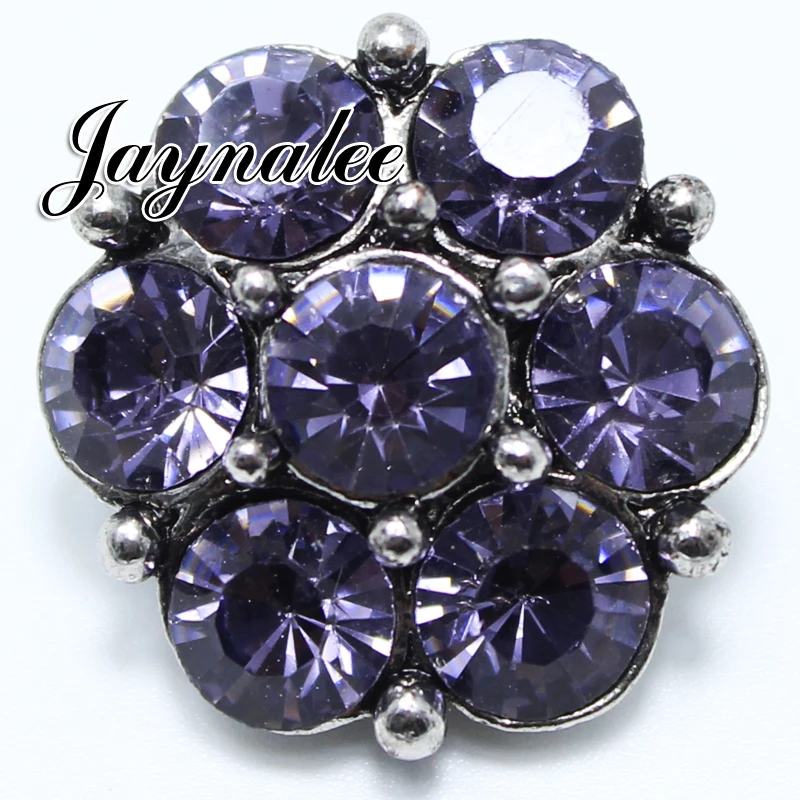 10pcs/lot Snaps Metal Charm Crystal Rhinestone Ginger Chunky Button Charms 18mm Interchangeable Snap Jewelry GS1208083 | Украшения и