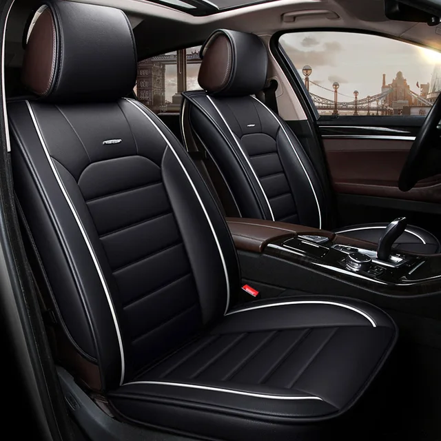 Leather Universal car seat cover auto seats covers for BMW E90 E91 E92