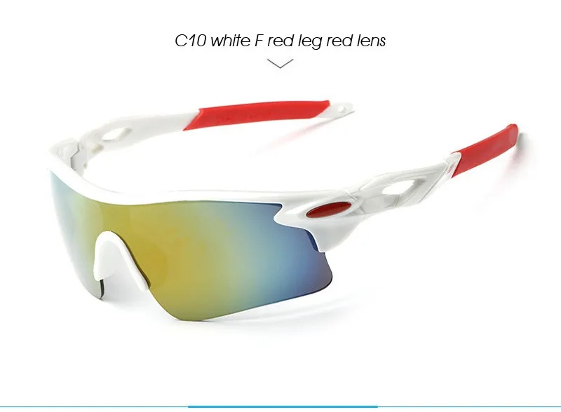 C10 white F red leg red lens