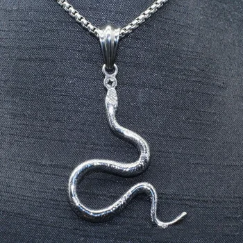 

2019 Rushed Titanium Steel Stainless Edc Tool, Hip Hop Necklace Simple Snake For Pendant, Locomotive Tactical Pendant