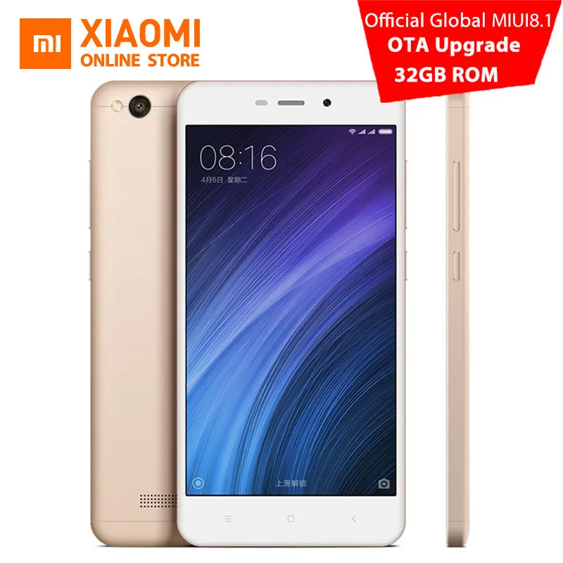 Цена за Xiaomi redmi 4a 2 ГБ 16 ГБ 32 ГБ rom мобильный телефон snapdragon 425 quad core cpu 2 ГБ ram 5.0 дюймов 13.0mp камера Цена за Xiaomi redmi 4a 2 ГБ 16 ГБ 32 ГБ rom мобильный телефон snapdragon 425 quad core cpu 2 ГБ ram 5.0 дюймов 13.0mp камера
