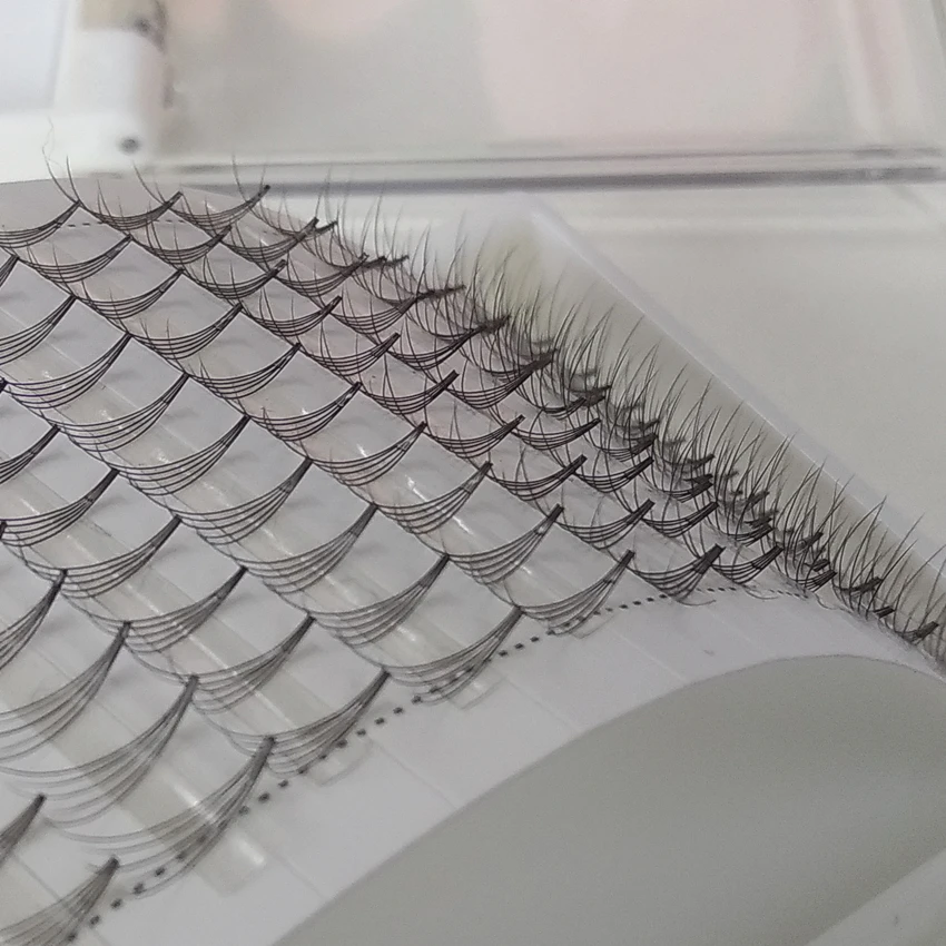 SeashineBeauty Корея шелк эксклюзивный Индивидуальный ресницы 5D наращивание ресниц натуральный готовые Пышные ресницы-веера