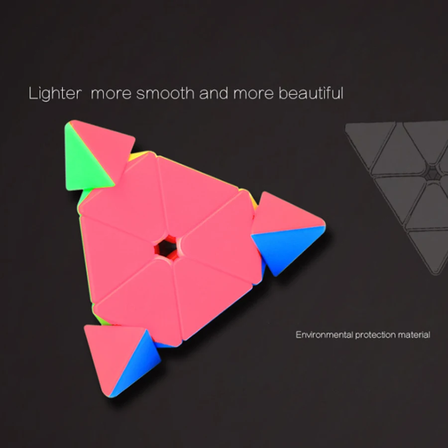 Пирамида куб Tetrahedron магический 3x3 Красочный обучающий скоростной головоломка