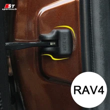 Car Styling Door Stop Cover For RAV4 Exterior Car Door Stopper Protection Cover For Toyota For RAV4 2013-2015 2016 Accessories