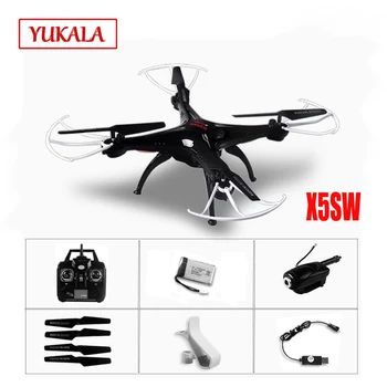 

Free Shipping Aircraft Model X5SW set high real-time four axis aircraft aerial drones Remote Control toy plane X5S X5SC