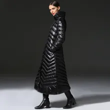 2016 Winter Jacket Women Down coat women’s quality fashion down coats X-long down jackets overcoat outerwear downs jackets