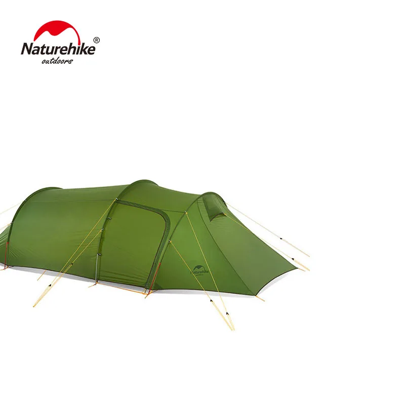 

Naturehike Ultralight Opalus Tunnel Tent for 3 Persons 20D/210T Fabric Camping Tent with free footprint NH17L001-L
