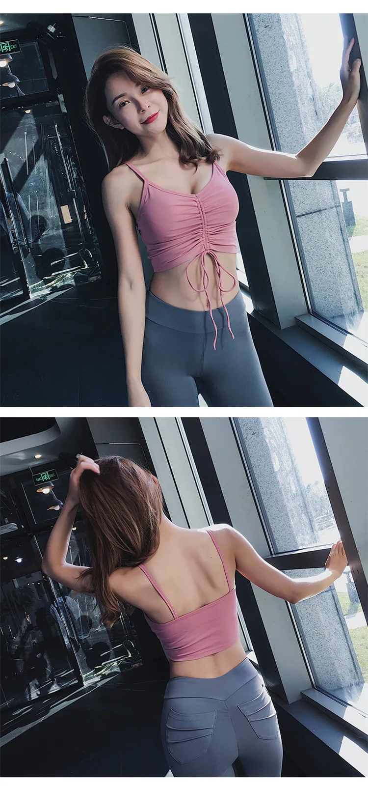 Mermaid Curve новые женские спортивные бюстгальтеры комфортный дышащий Топ для йоги жилет с подкладкой сексуальный дизайн шнурок Женская сорочка