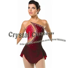 Лидер продаж, платья для фигурного катания на коньках для девочек с спандексом, новое Брендовое платье для соревнования в фигурном катании DR2548