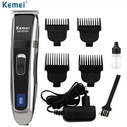Kemei аккумуляторная электрическая триммер для удаления волос для мужчин волос для резки стрижка триммер для бороды