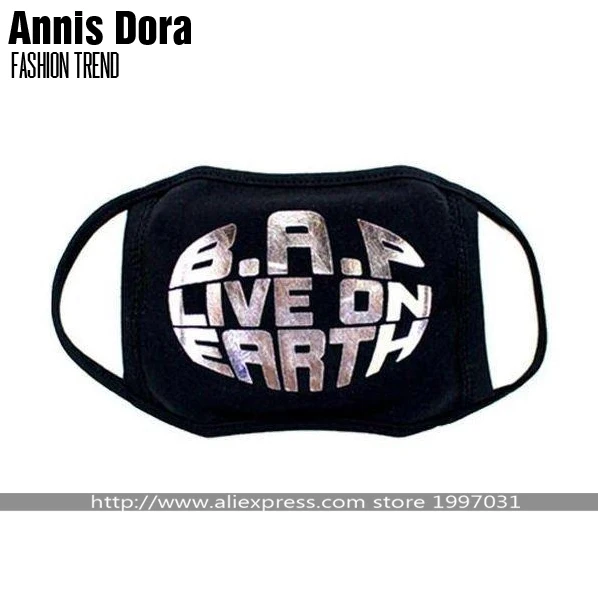 KPOP b. a. p. Лучший Идеальный Zelo Youngjae Jongup Himchan Yongguk Daehyun p live on earth silver print face mack |