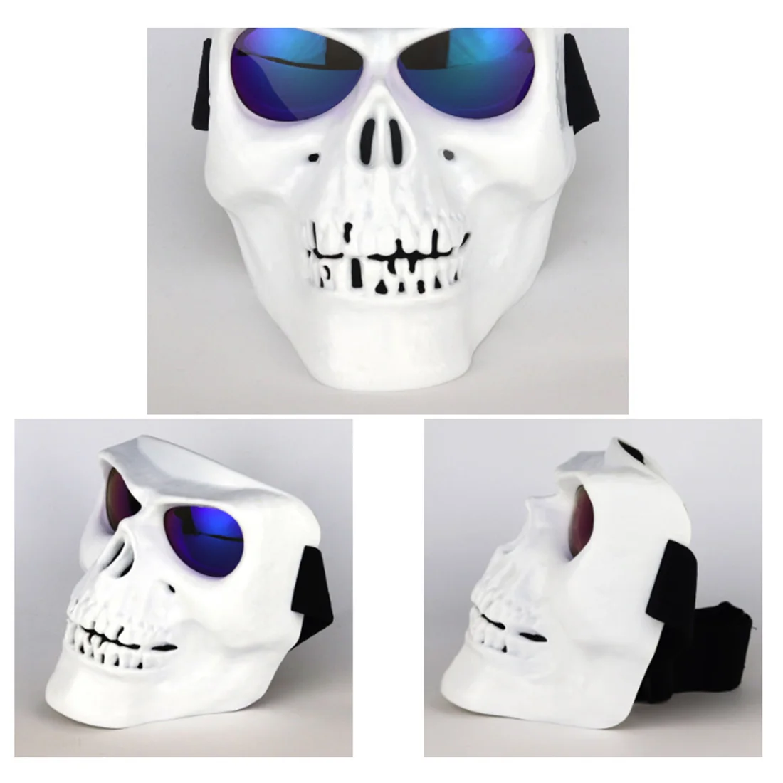 Для Nerf военных игр 18 см с гальваническим черепом тактическая маска для лица с ветрозащитными очками для страйкбола Хэллоуин игрушки для улицы - Цвет: 5
