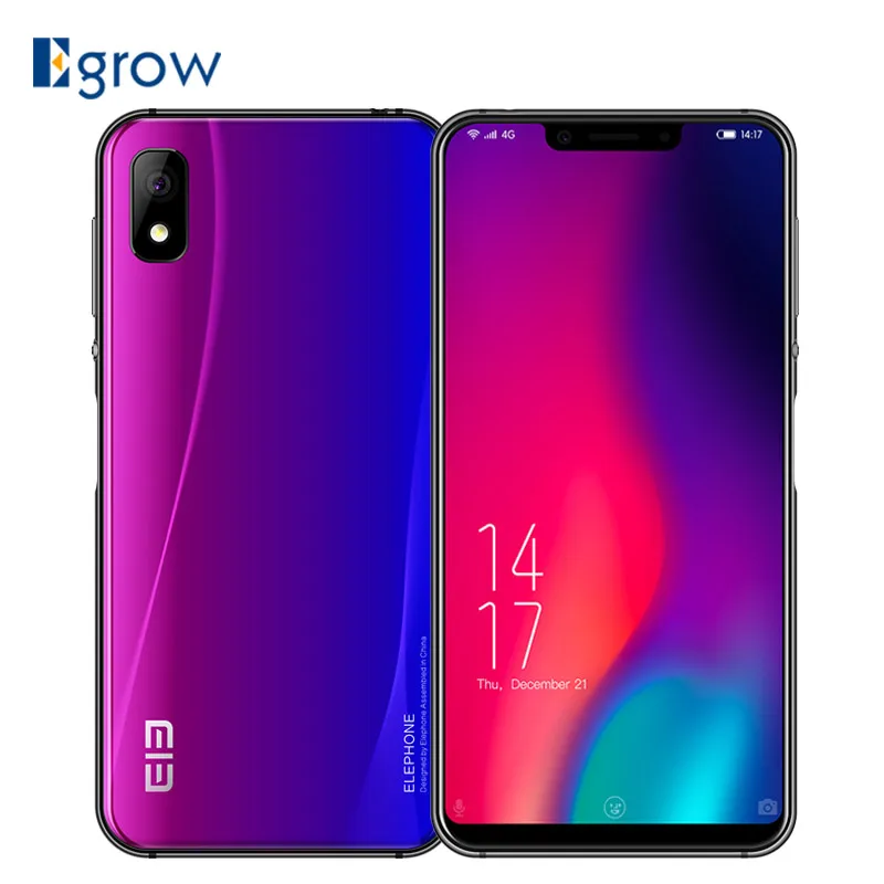 ELEPHONE A4 PRO 4 Гб ОЗУ 64 ПЗУ MTK6763 2 0 ГГц четыре ядра 5 85 дюймов HD + полный экран боковой