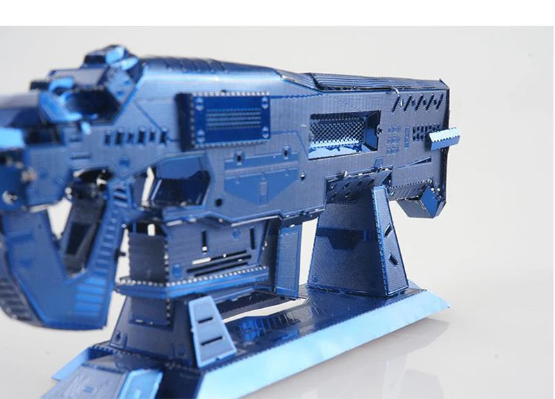 MU 3D Металл Nano головоломки obsidiangauss винтовки модели пистолет комплект DIY лазерной резки собрать головоломки игрушки подарки для взрослых