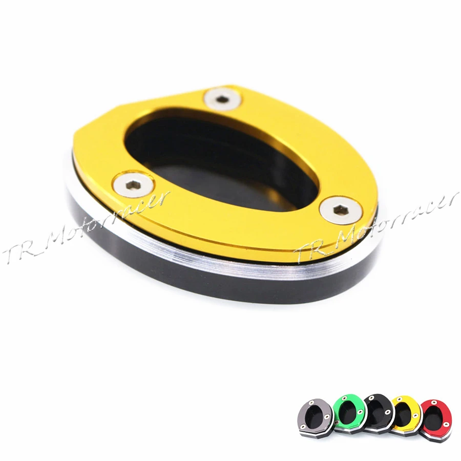 

For Kawasaki Ninja650R Ninja 650R Z900 Z 900 Z650 2017 Kickstand Sidestand Stand Extension Plate Gold