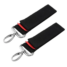 1 Pairs Baby Stroller Hooks Baby Stroller Accessories Car Hanger Hooks Pram Pushchair Buggy Hanging Straps durable infant baby pushchair hangers outdoor convenient stroller length adjustable hooks for hanging exquisite design