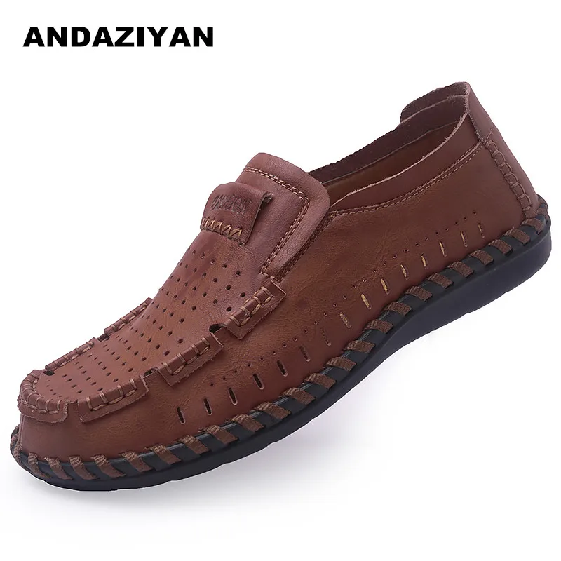 

Comfortable new summer men's business casual shoes hollow breathable men shoes