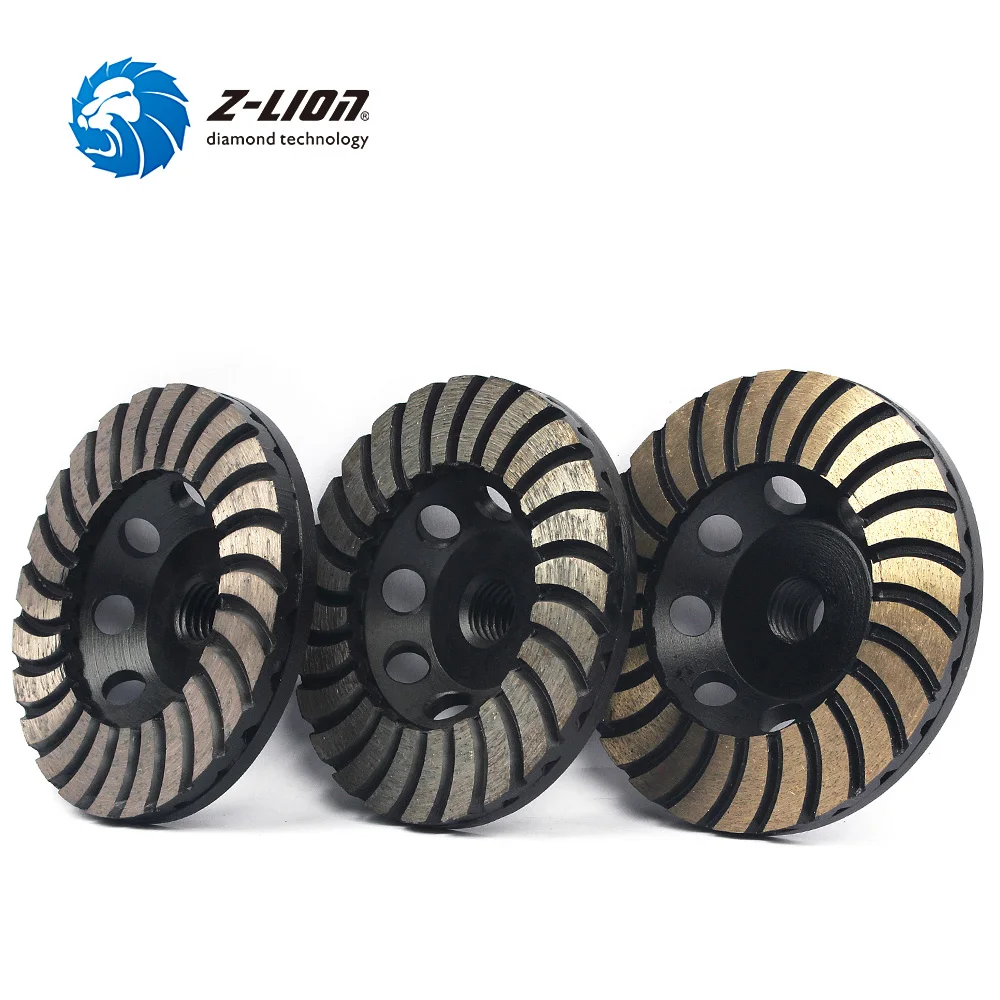 4 Inch Diamond Resin Cupwheel Coarse Medium Fine Grinding Granite Stone Concrete
