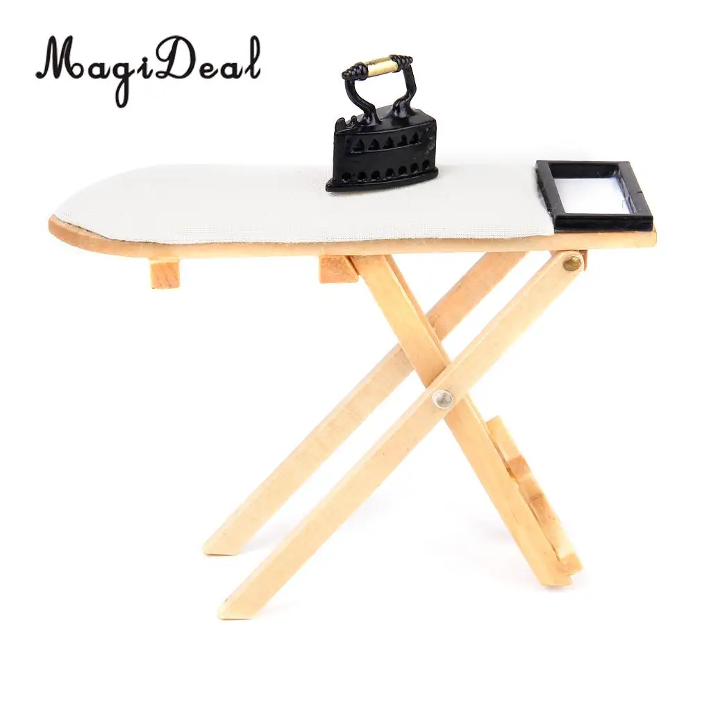 toy iron and ironing board set