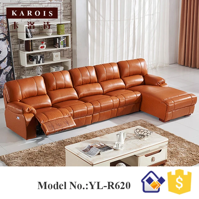 Online Foshan Furniture Factory Drawing Room Red Color Electric Foshan Furniture Factory Drawing Room Red Color Electric Leather Recliner Sofa Set R779