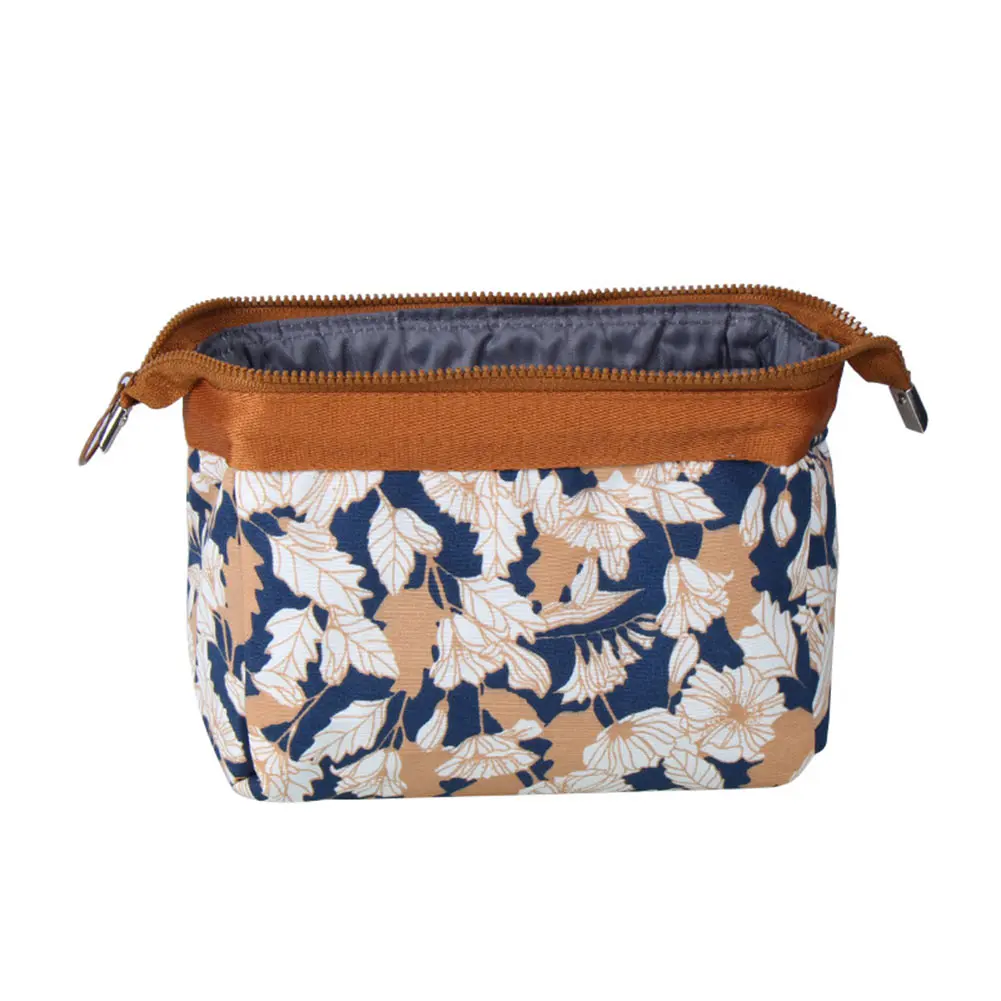 

Fashion Travel Women Storage Bag Flowers Leaves Flamingos Printed Zipped Ladies Girls Wash Makeup Bags BS88