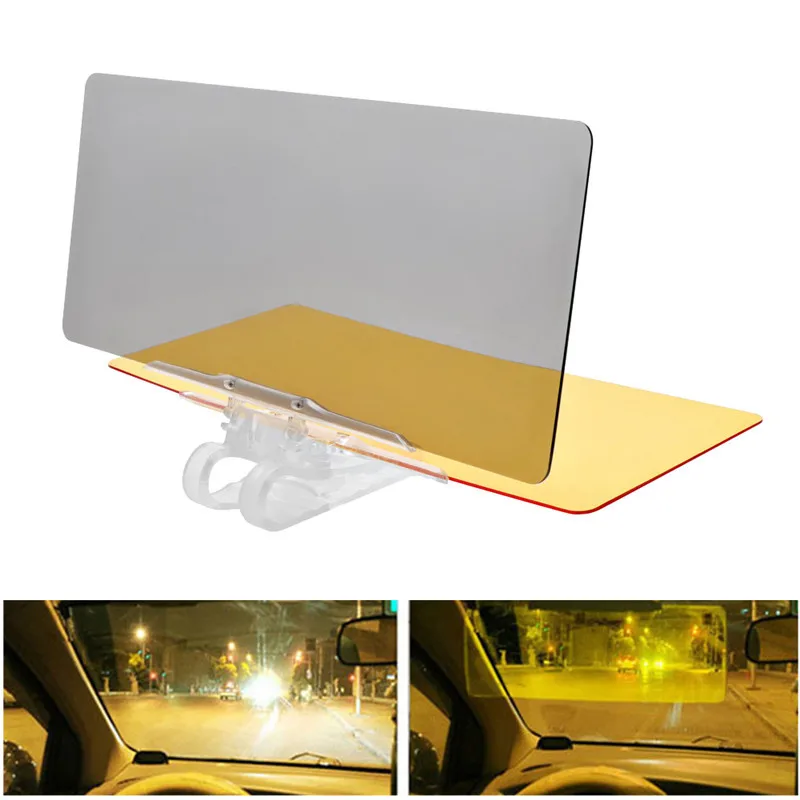 

Car Sun Visor Mirror HD Day Night Vision Vehicle Driving Mirror Auto Anti Sunlight Dazzling Goggle UV Fold Flip Down Clear View